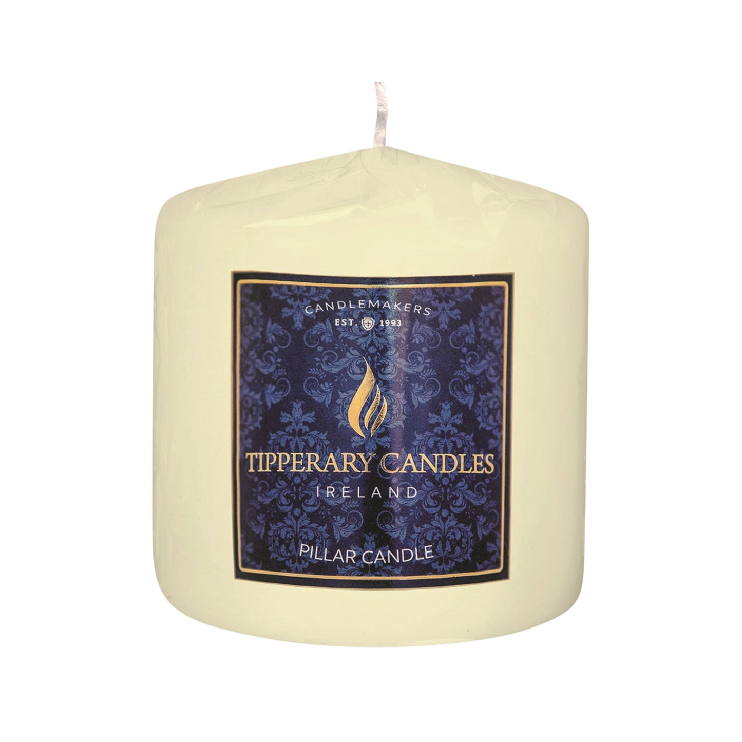 Ivory Pillar Candle - W100mm/H100mm - Case 6