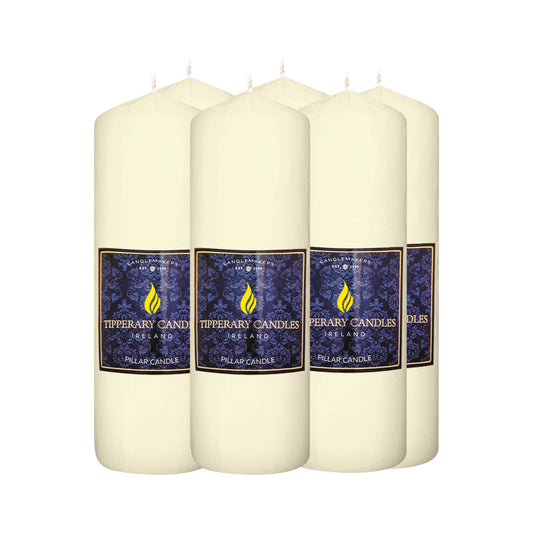 Ivory Pillar Candle - W70mm/H200mm - Case 6