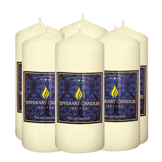 Ivory Pillar Candle - W70mm/H150mm - Case 6